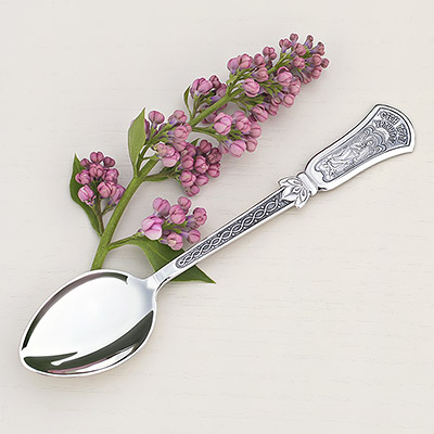 Серебряная ложка "Ангел-хранитель" чайная