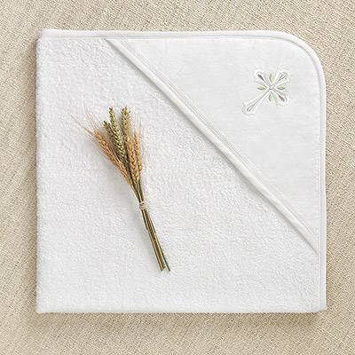 Махровая крестильная пеленка "Июнь" - миниатюра фотографии товара в каталоге ЛиноБамбино