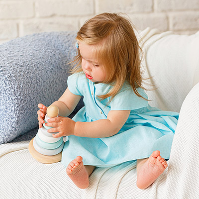 Льняное платье с шортами Милаша бирюза