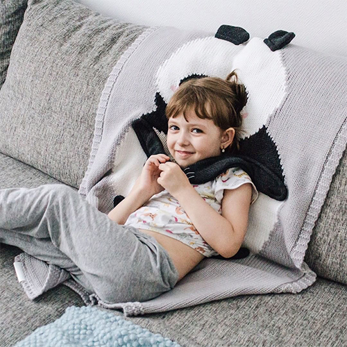 Плед "Панда" оригинал Apero хлопок фото 5