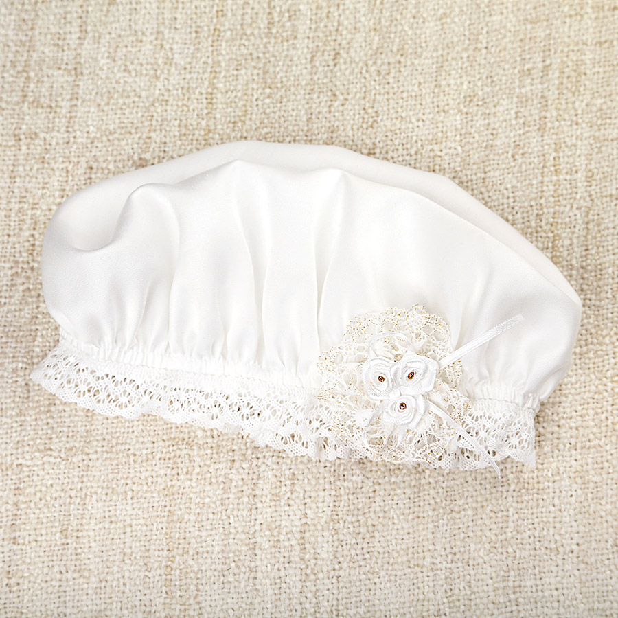 Шелковый беретик "Ангелина" для девочки фото 1