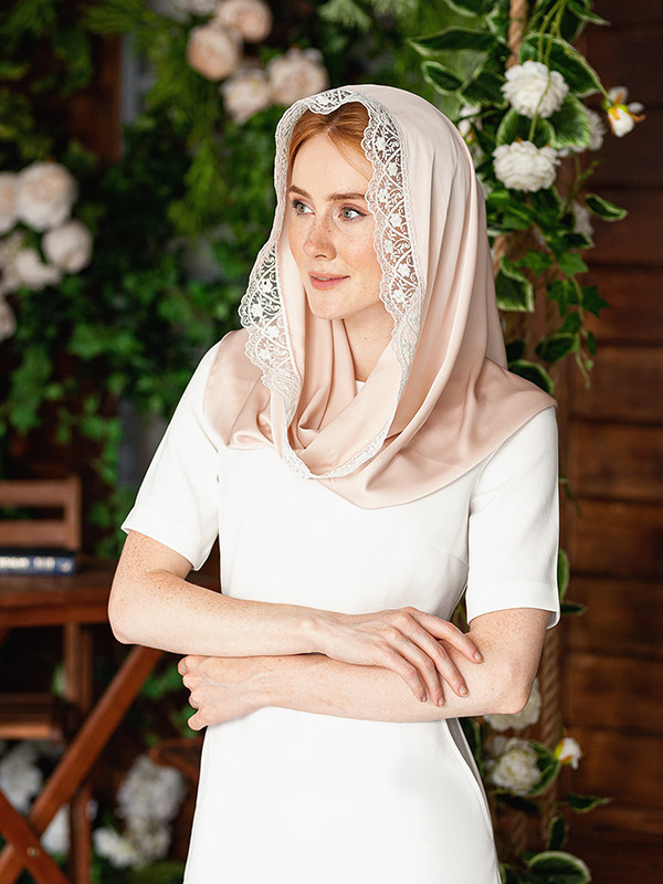 Церковный снуд-капюшон "Леда" фото 5