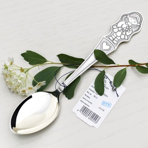 Серебряная ложка "Девочка"