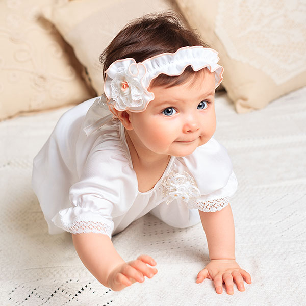 Повязка с цветочком "Розочка" фото 1