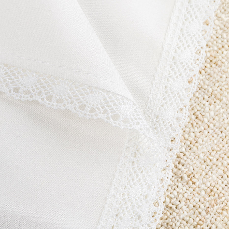 Пеленка с кружевной оторочкой фото 6