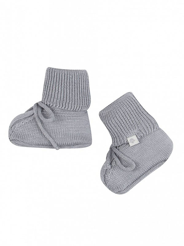 Носочки вязаные "Наследник", серые фото 3