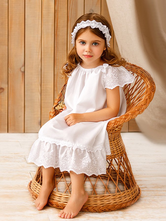 Летнее платье "Алиса" для девочки фото 2