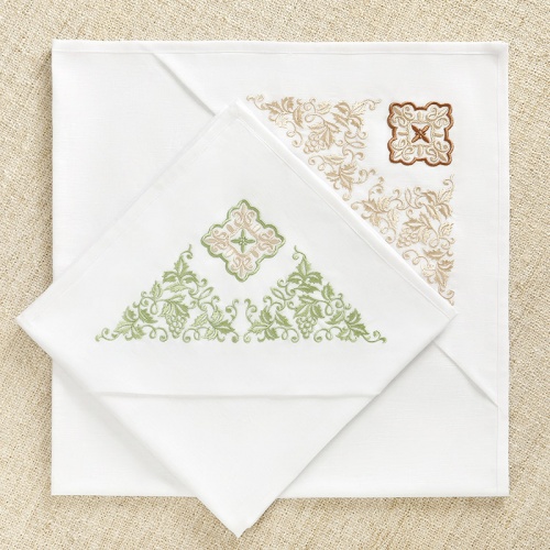 Крестильный пеленка с капюшоном "Яблочный и медовый Спас" - миниатюра фотографии товара в каталоге ЛиноБамбино