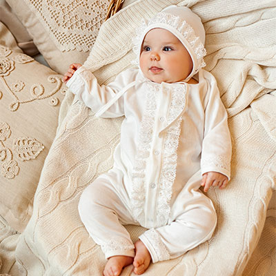 Фото товара "Трикотажный комплект Милки Лино, молочный" из магазина ЛиноБамбино