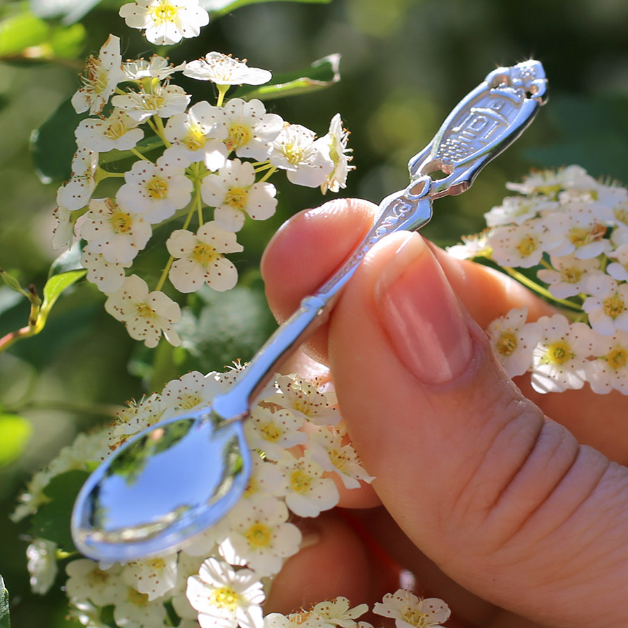Серебряная ложечка "Часовенка" фото 1