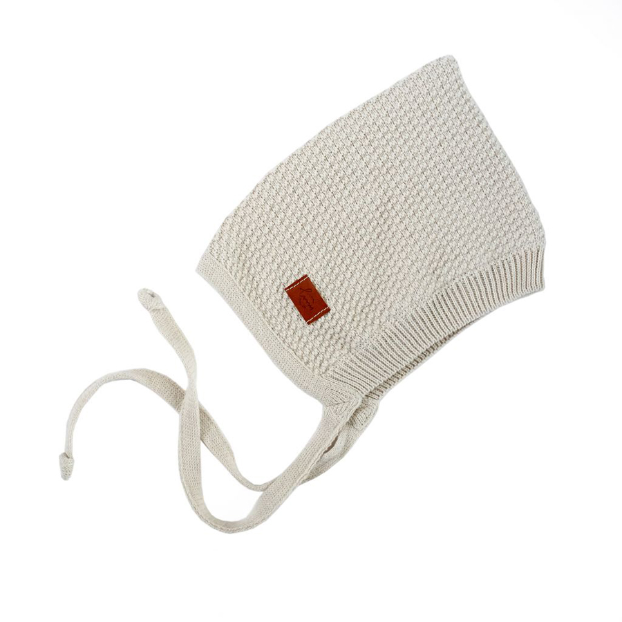 Вязаная шапочка ELF топленое молоко фото 3