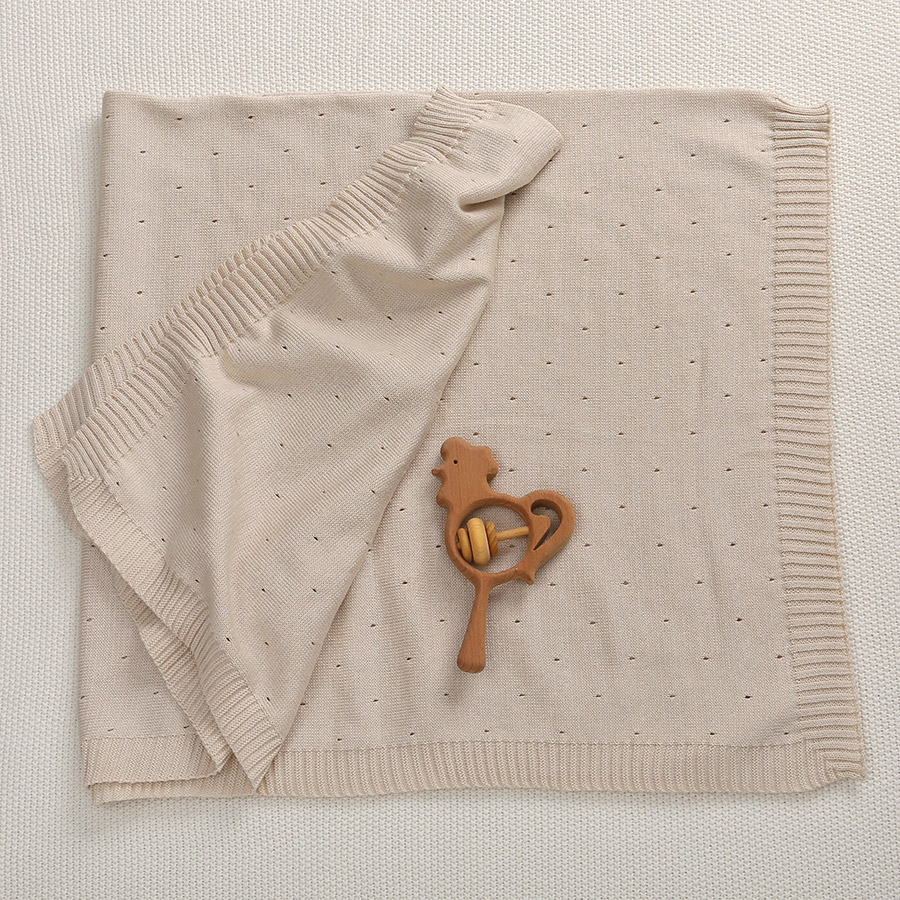 Плед "Капелька" бежевый фото 3