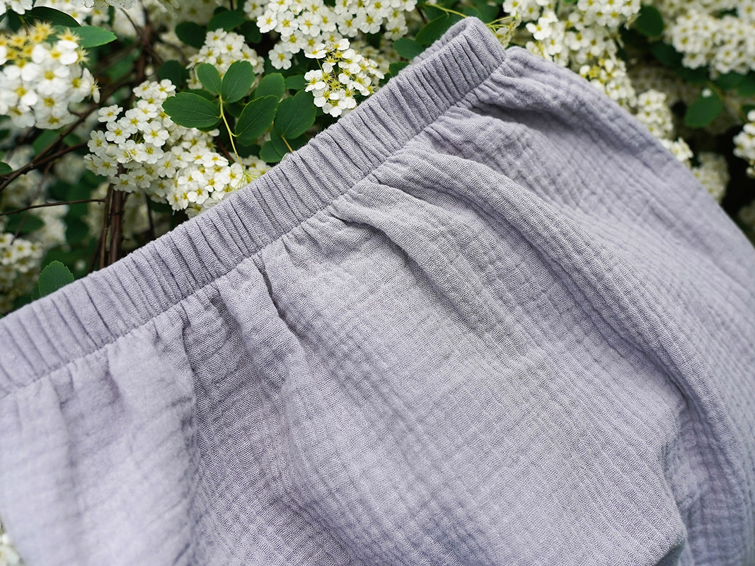 Костюмчик из муслина Дуэт молочно-серый для мальчика фото 5