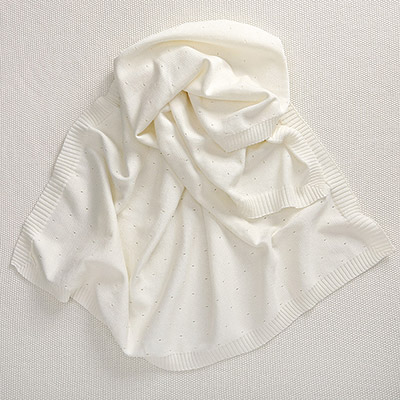 Фото товара "Плед "Капелька" молочный" при наведении