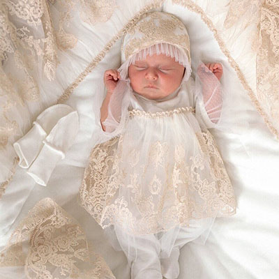 Комплект "Рококо" для девочки - миниатюра фотографии товара в каталоге ЛиноБамбино