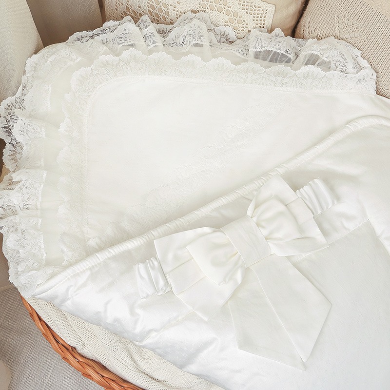 Фото товара "Конверт-одеяло "Кружевной" Флеоле - зима" из магазина ЛиноБамбино