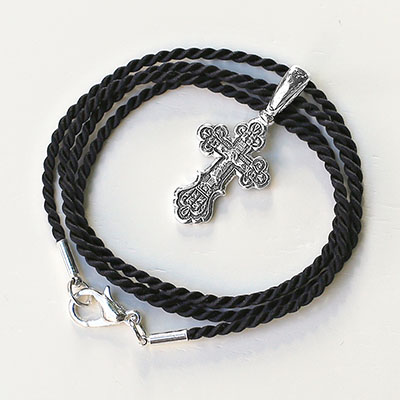 Гайтан "Черный", замок-простой - миниатюра фотографии товара в каталоге ЛиноБамбино