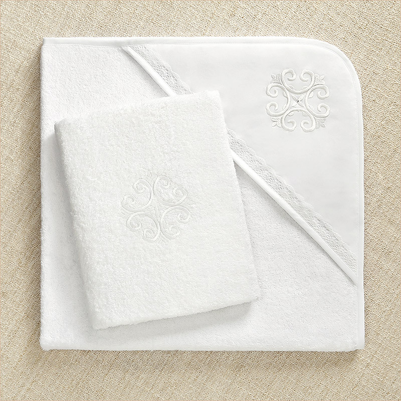 Крестильный набор для девочки "Пелагея" с полотенцем фото 6