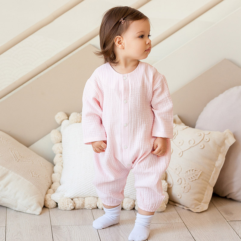 Комбинезон Облачко сахарная вата из муслина фото 2