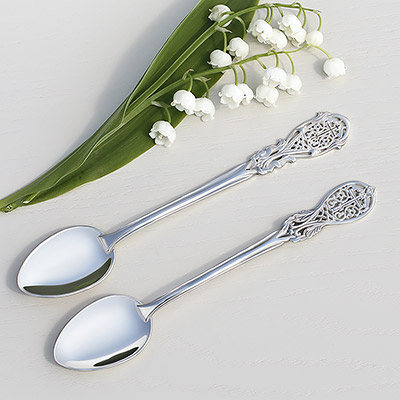 Серебряная ложка "Ажурный крест"