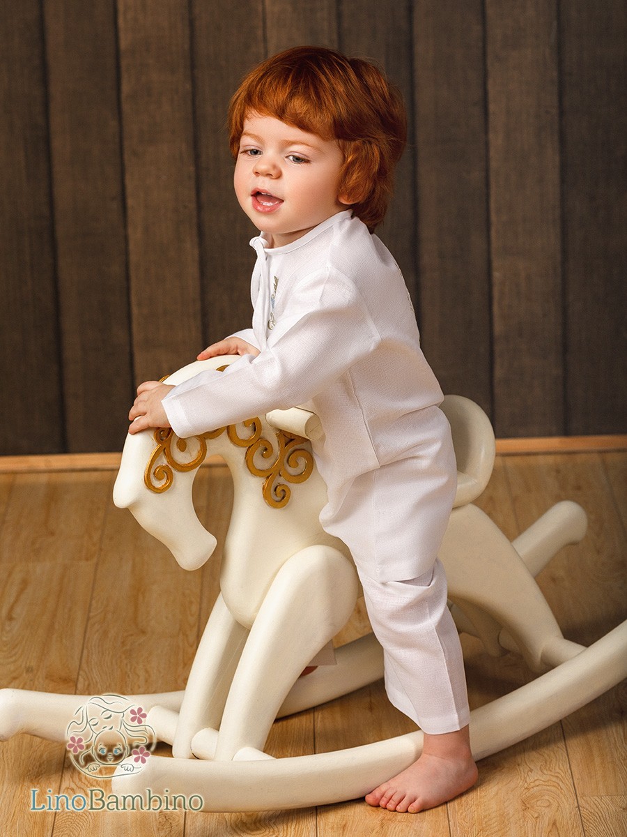 Крестильный костюмчик "Владимир" для мальчика фото 5