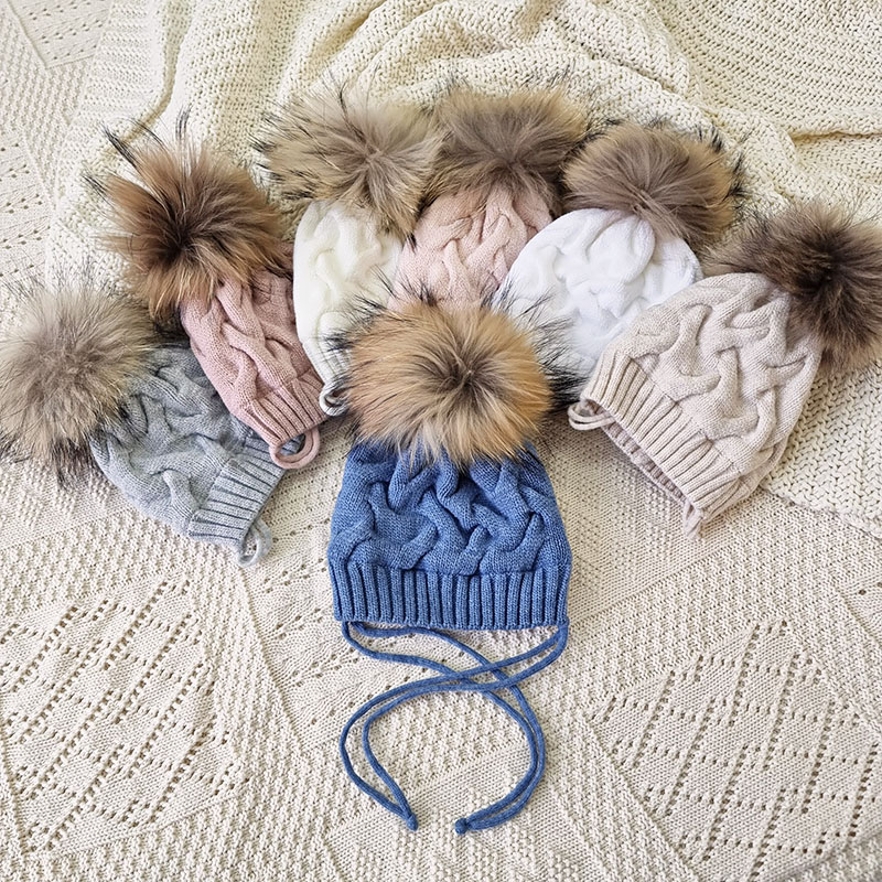 Шапка с помпоном "Остин" фото 1