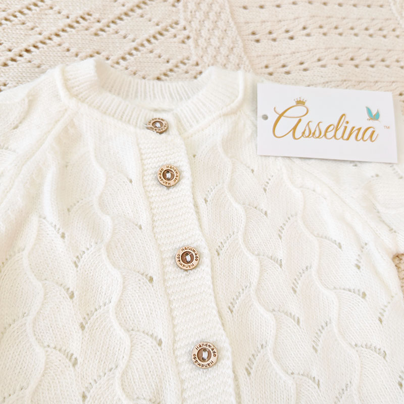 Комплект  "Нила" на выписку, молочный фото 3