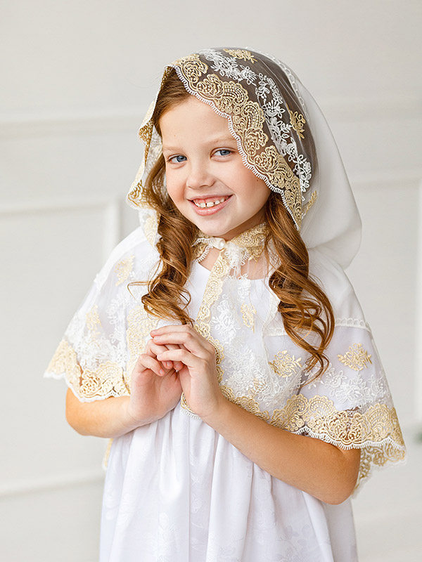 Накидка для девочки "Сияние" фото 2