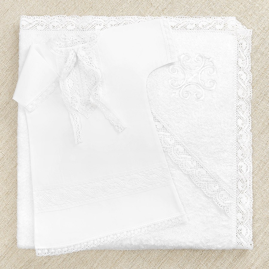 Крестильный набор для мальчика "Петр" с полотенцем фото 5