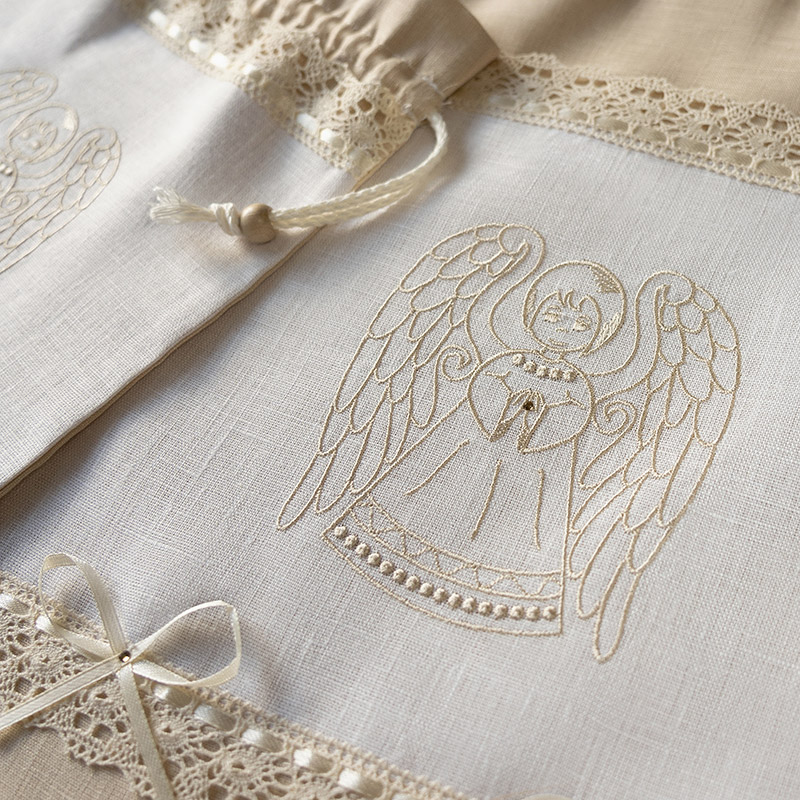 Мешочек для крестильных принадлежностей "Ангелочек" фото 4