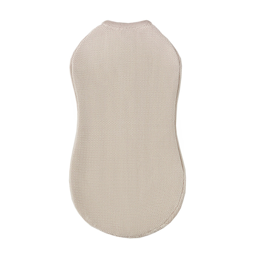 Вязаный кокон для новорожденного Loom топленое молоко фото 5