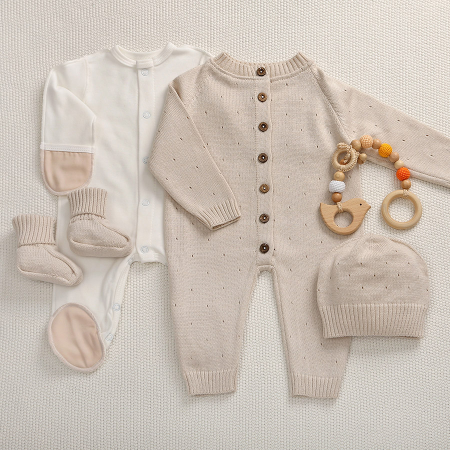 Комбинезон "Капелька" бежевый фото 7