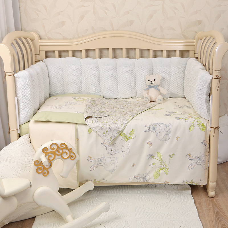 Постельный набор из 5 предметов Кролики фото 5