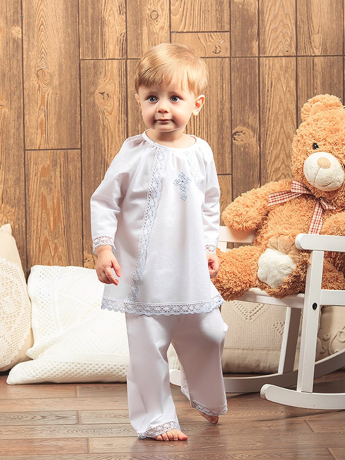 Крестильный набор для мальчика "Степан" с полотенцем фото 6