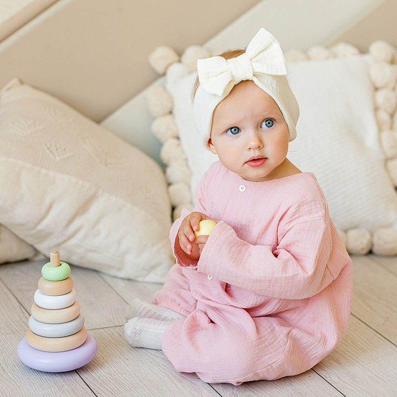 Комбинезон Облачко зефир из муслина фото 4