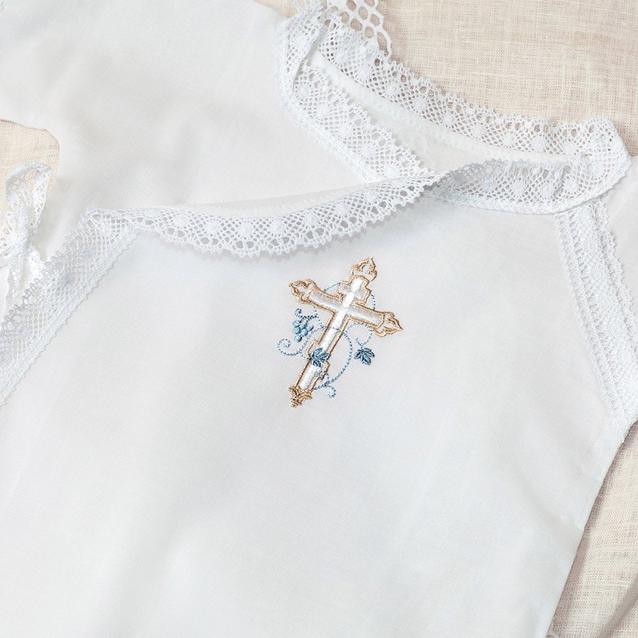 Крестильный набор для мальчика "Иван" с полотенцем фото 10