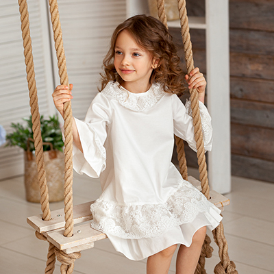 Фото товара "Нарядное платье для девочки "Зефир"" при наведении