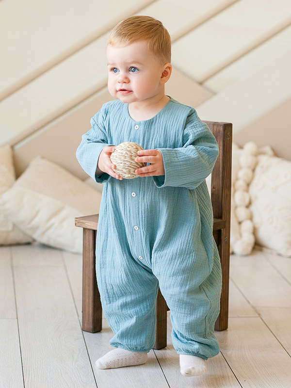 Комбинезон Облачко цунами из муслина фото 3