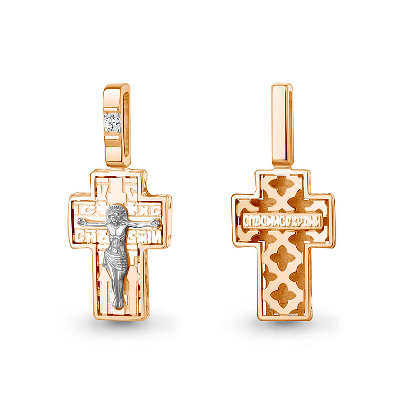 Золотой крестик 922860АКВ фото 1