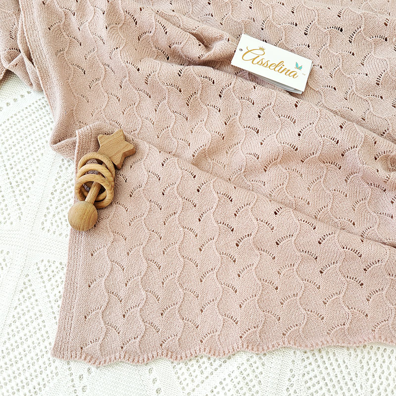 Плед "Нила",  пудра фото 3