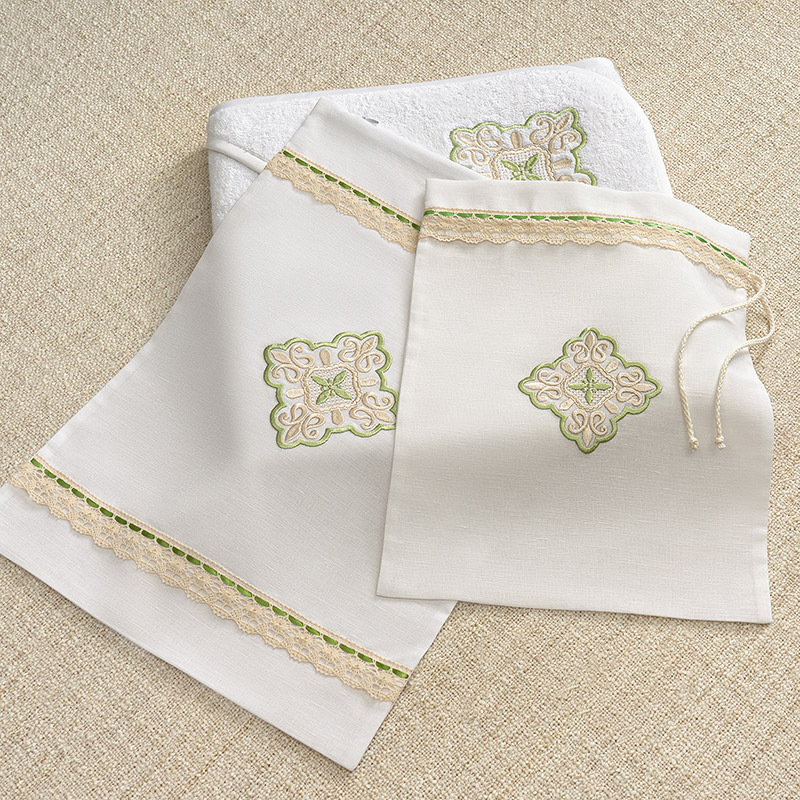 Мешочек для крестильных принадлежностей "Яблочный и медовый Спас" фото 3