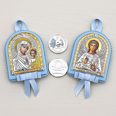 Подарочный набор "Икона и медаль на рождение мальчика" - миниатюра фотографии товара в каталоге ЛиноБамбино