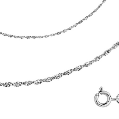 Цепь ТА 2530 из родированного серебра