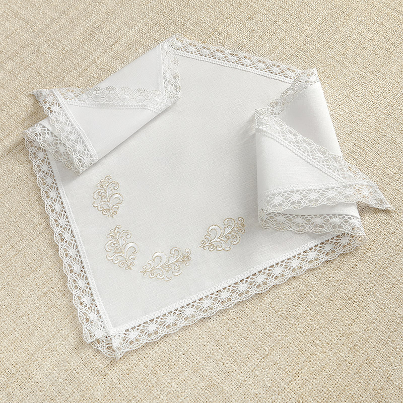 Крестильный набор для девочки "София" с полотенцем фото 12