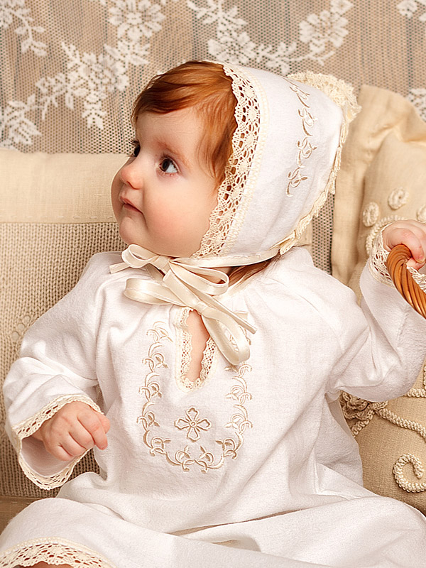 Чепчик из фланели "Ульяна" фото 3