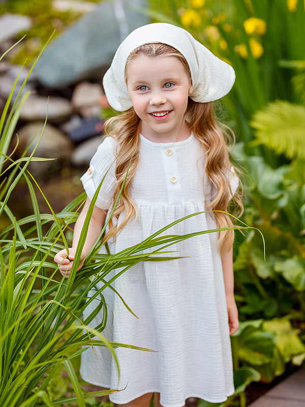 Платье Мечта молочное муслин фото 5