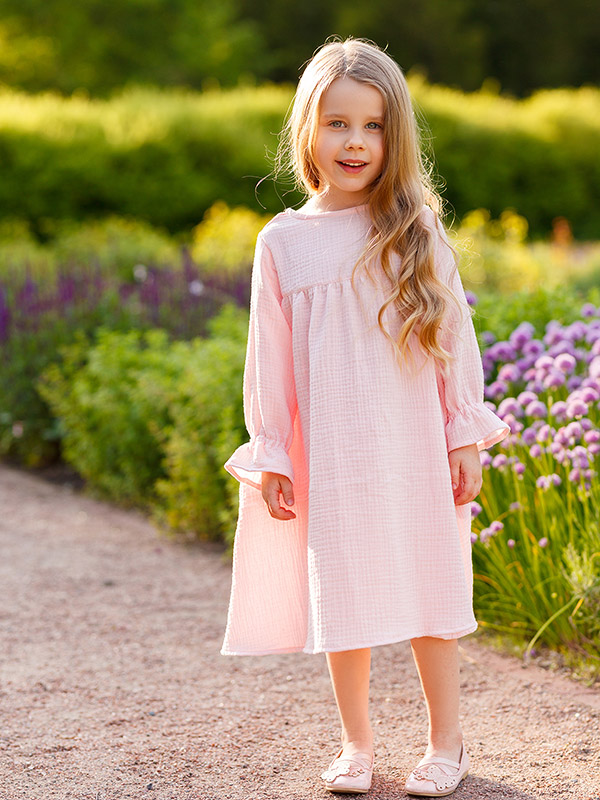 Платье Дымка сахарная вата муслин фото 5