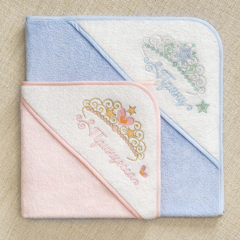 Полотенце Принцесса с уголком для купания фото 3