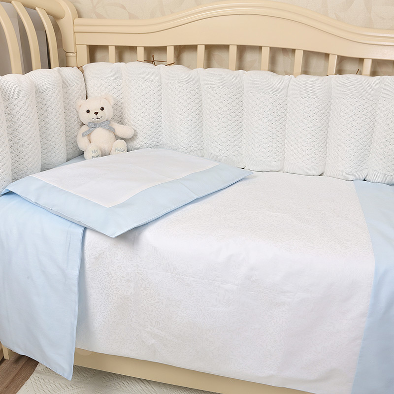 Постельное белье Голубая россыпь 3 предмета фото 5