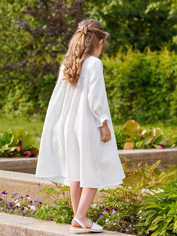 Платье Дымка молочное муслин фото 5